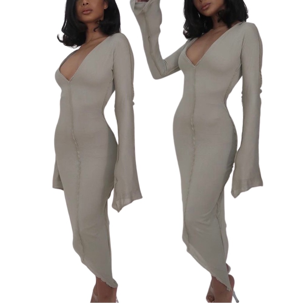 Sel Doval Dress in Olive